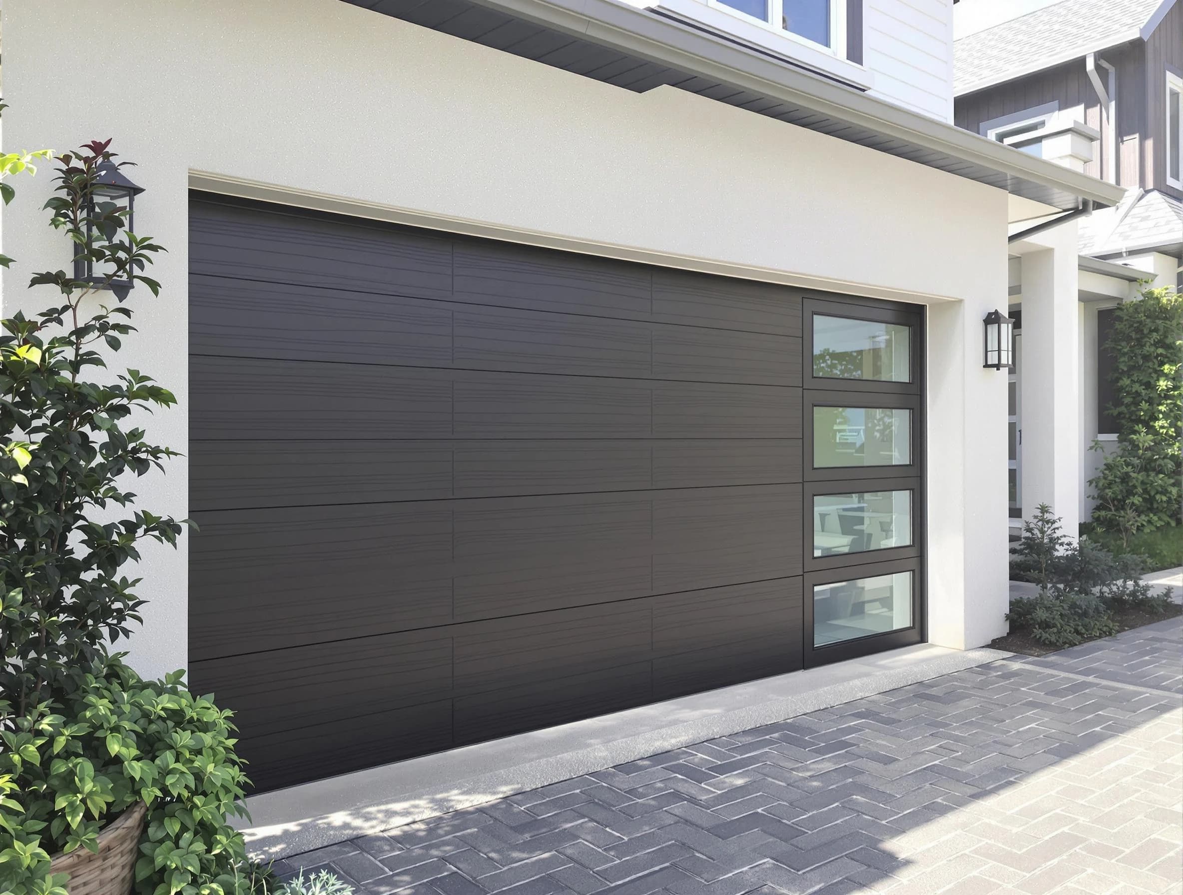 Custom garage door installation by Spring Valley Garage Door Repair in Spring Valley