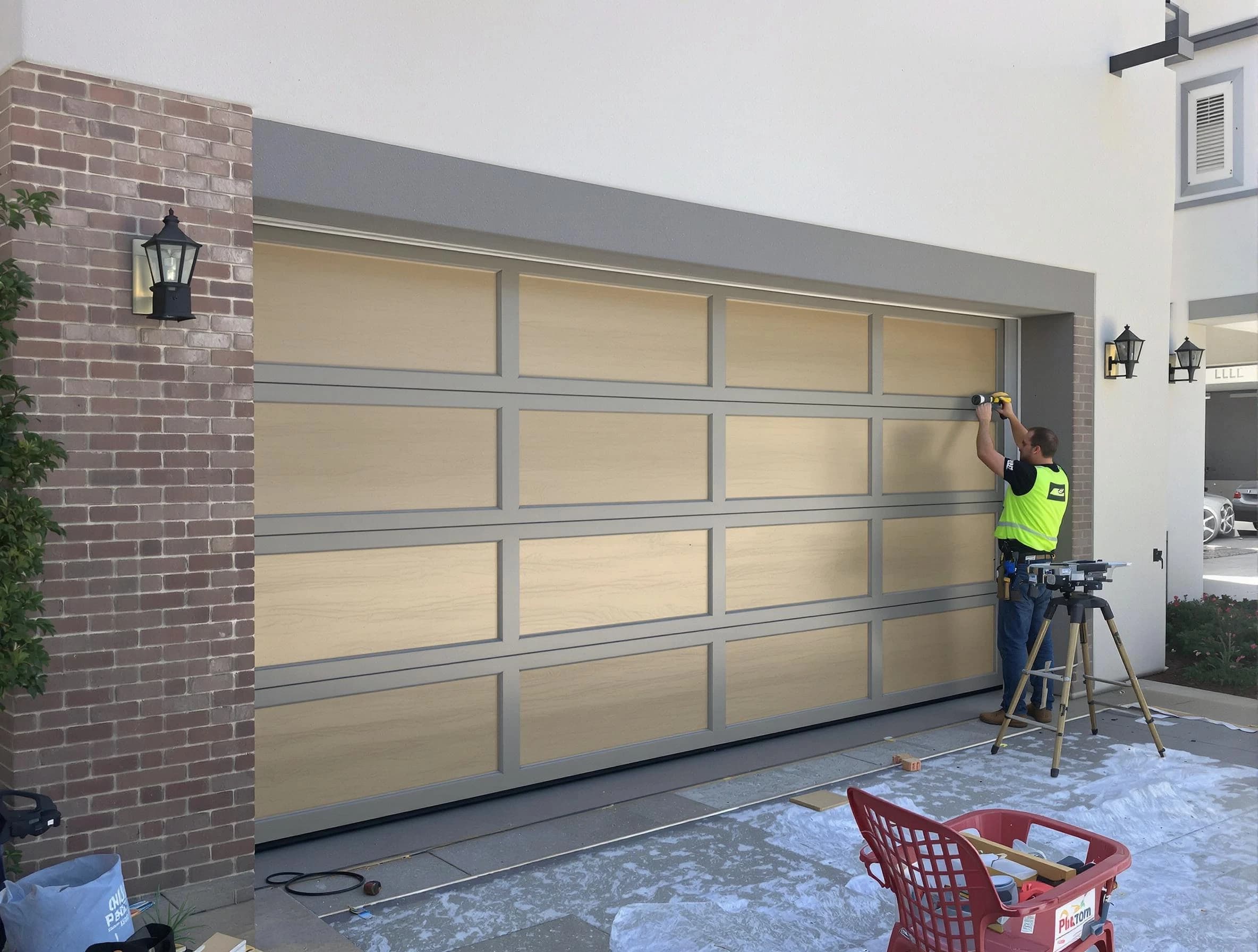Garage door replacement service by Spring Valley Garage Door Repair in Spring Valley