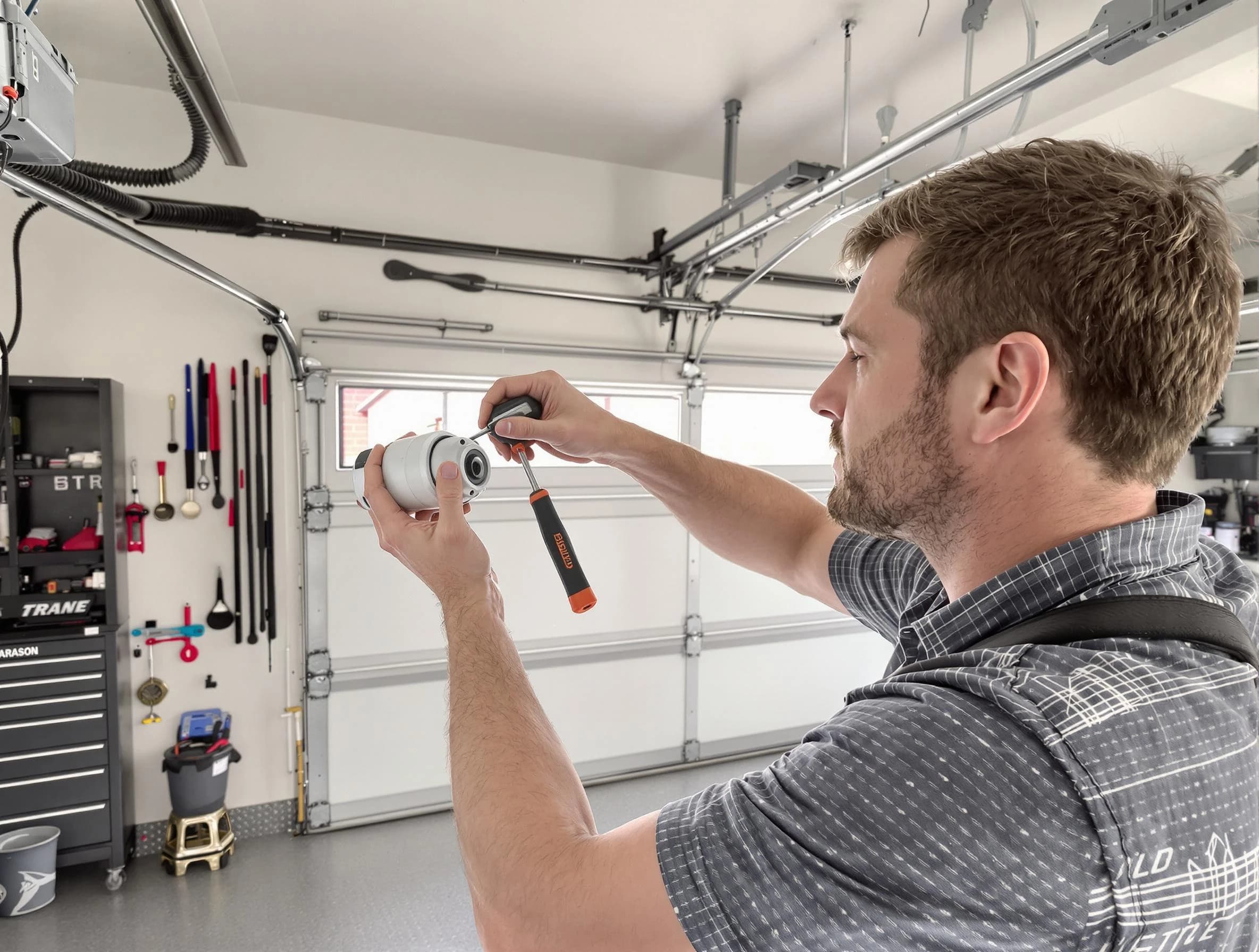 Garage door opener repair service by Spring Valley Garage Door Repair in Spring Valley