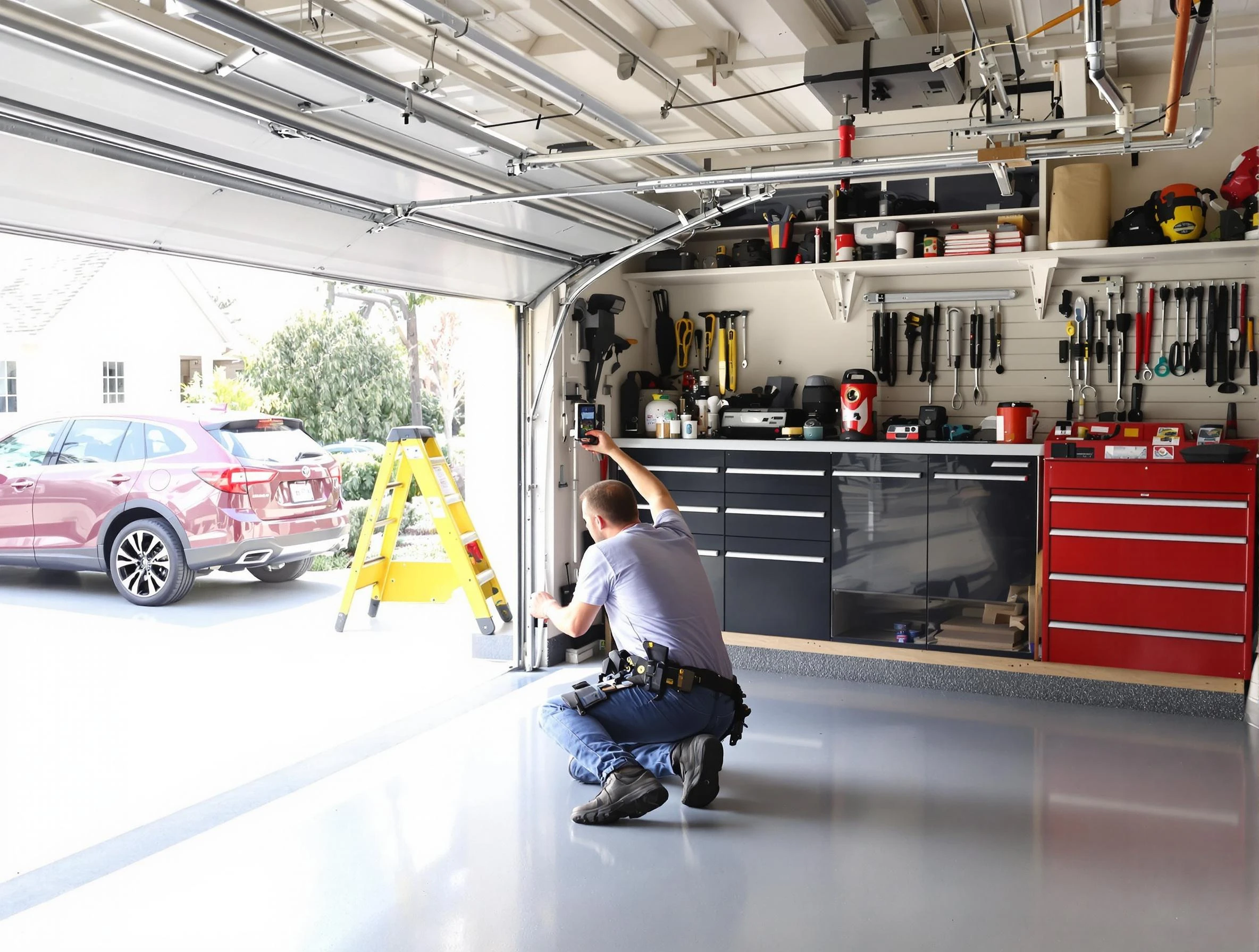 Local garage door repair service by Spring Valley Garage Door Repair in Spring Valley