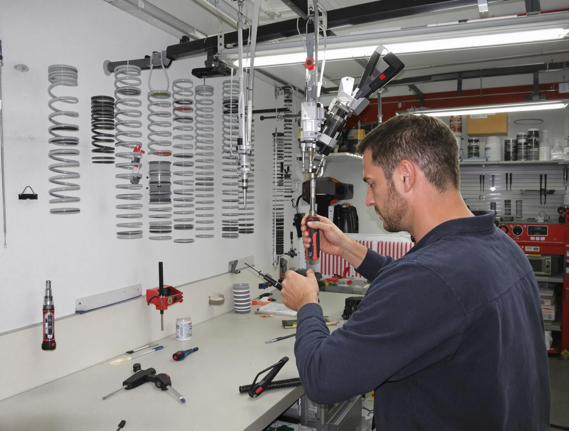 Spring Valley Garage Door Repair safety certified technician performing precision spring replacement in Spring Valley